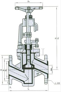 J41 F46/F3-10/16/25C/P ANSI:150Lb/300Lb結構圖