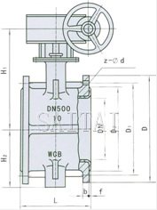 D341F46/F3-10/10C/10P ANSI:150Lb結(jié)構(gòu)圖