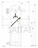 SRB系列籃式過(guò)濾器結(jié)構(gòu)圖