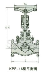 KPF-16型平衡閥結構圖
